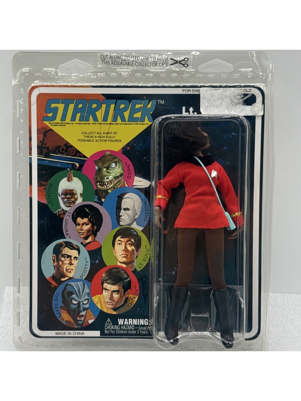Star Trek Lt. Uhura 2008 Diamond Select 8” Retro Mego Style Modern Figure New